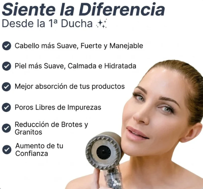 🔥 Cabezal Ducha Masajeadora Spa